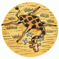 Exhausted Giraffe