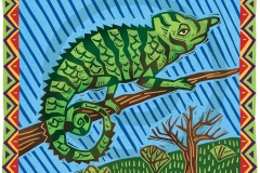 Chameleon in the Rain