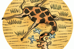 Exhausted Giraffe