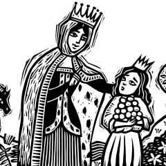 The Queen and Girl