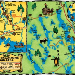Lake Pogamasing Map