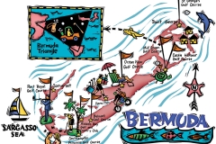Golf Map of Bermuda Golf Map of Bermuda