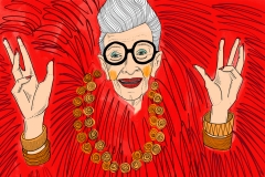 Portrait of Iris Apfel