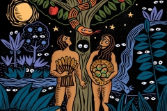 Adam and Eve in the dark
